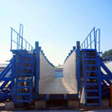 Railroad girder formwork