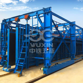 Railroad girder formwork