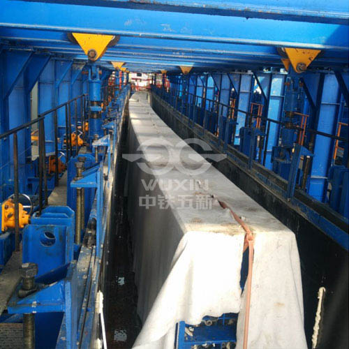 Railroad girder formwork