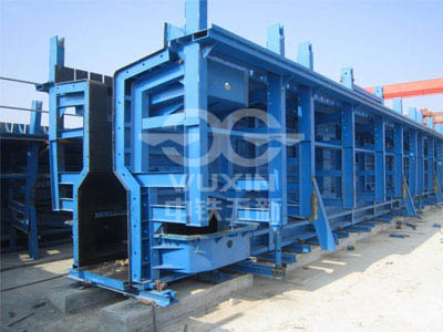 Railway T-beam formwork (mechanical)